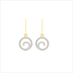 DJE 2251 TOP VIEW YELLOW GOLD