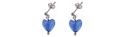 51295 Sapphire Heart Stud Earring